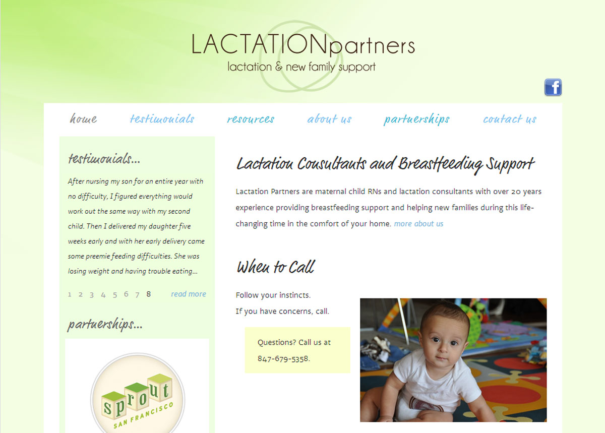 Lactation Partners website